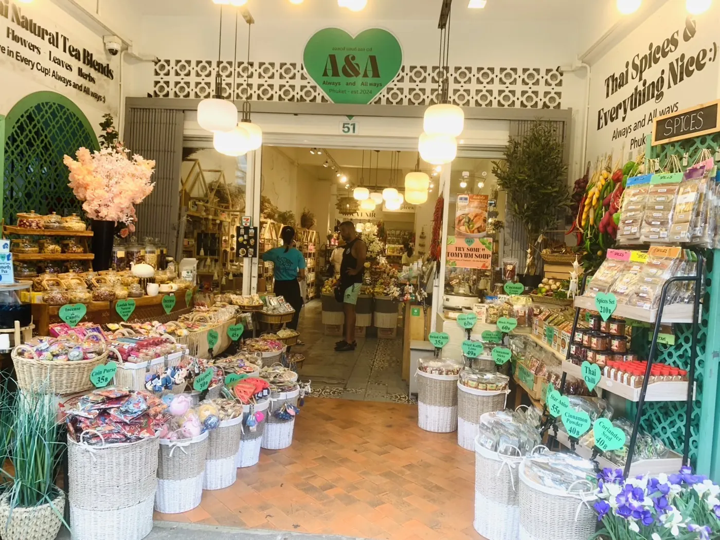 A&A Always and All ways shop front in Phuket Old Town