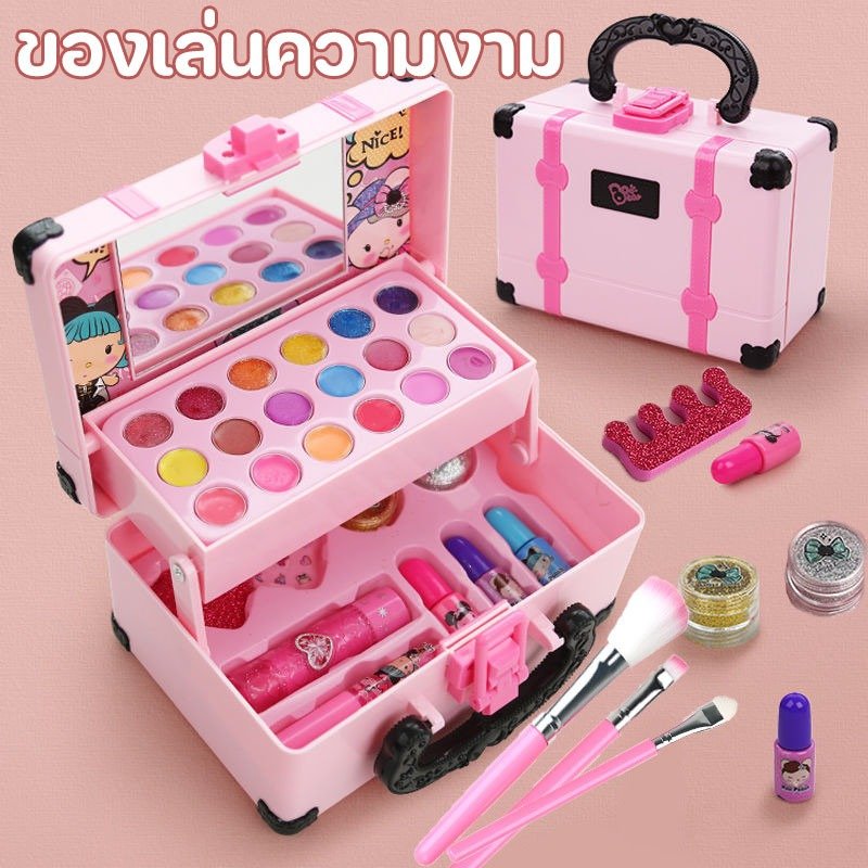 Sanrio Makeup Toys Children's Cosmetics Safe and Non-Toxic, Lipstick, Eye