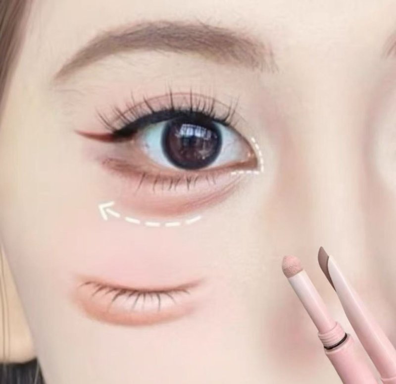 Kekemood Dolly Eye Pen Double-Ended 2in1 for Writing under the Eyes. Eye Liner