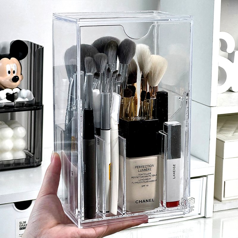Makeup Brush Storage Box Makeup Brush Rack Eyebrow Pencil, Brush, Lipstick,