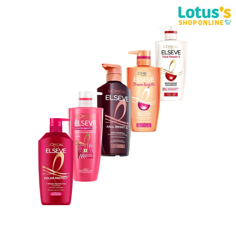 L'OREAL PARIS ELSEVE SHAMPOO 400/410 ML.