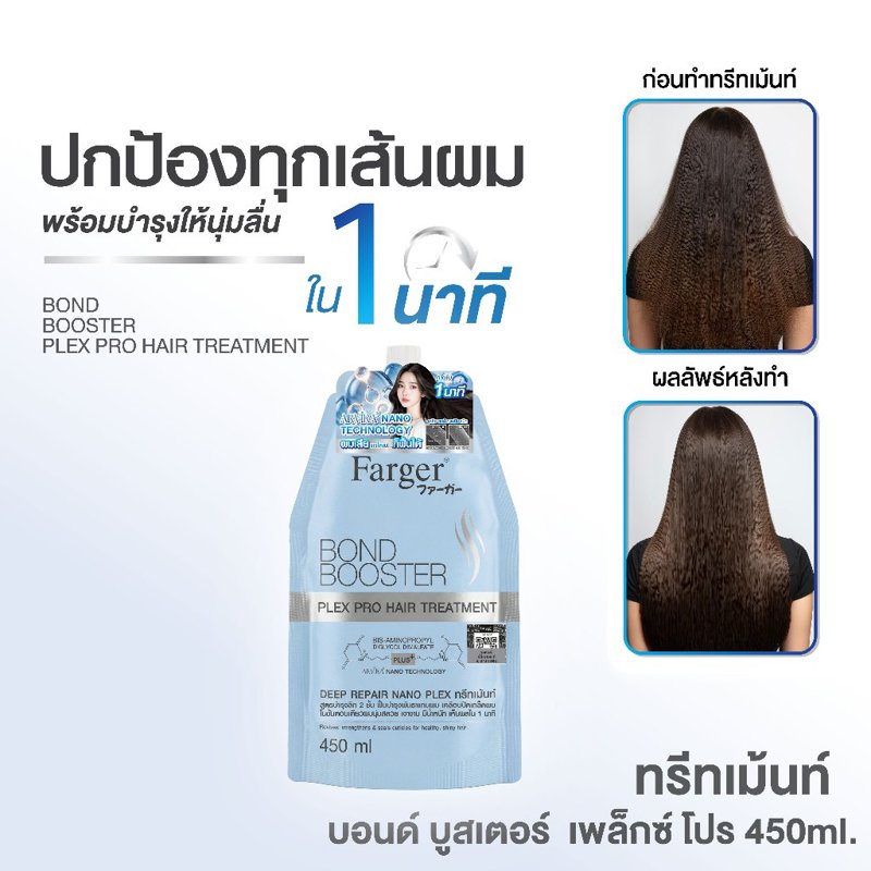Farger Bond Booster Plex Pro Hair Treatment, Deep Nourishing Treatment for 2