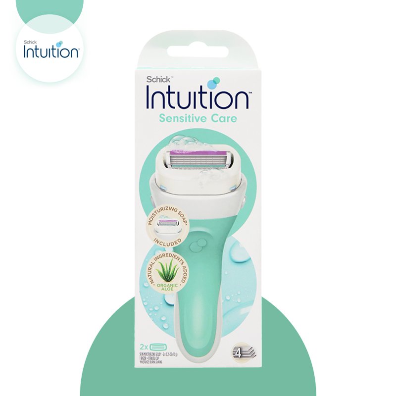Schick มีดโกน Intuition Sensitive Care Raz