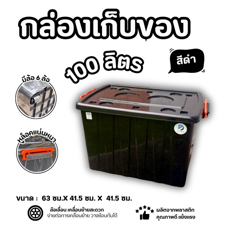 D-SINE 100L กล่องเก็บของ