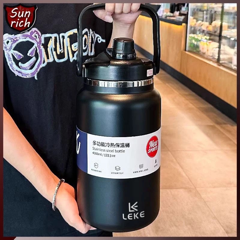 4L Water Bottle, Keeps Temperature, Keeps