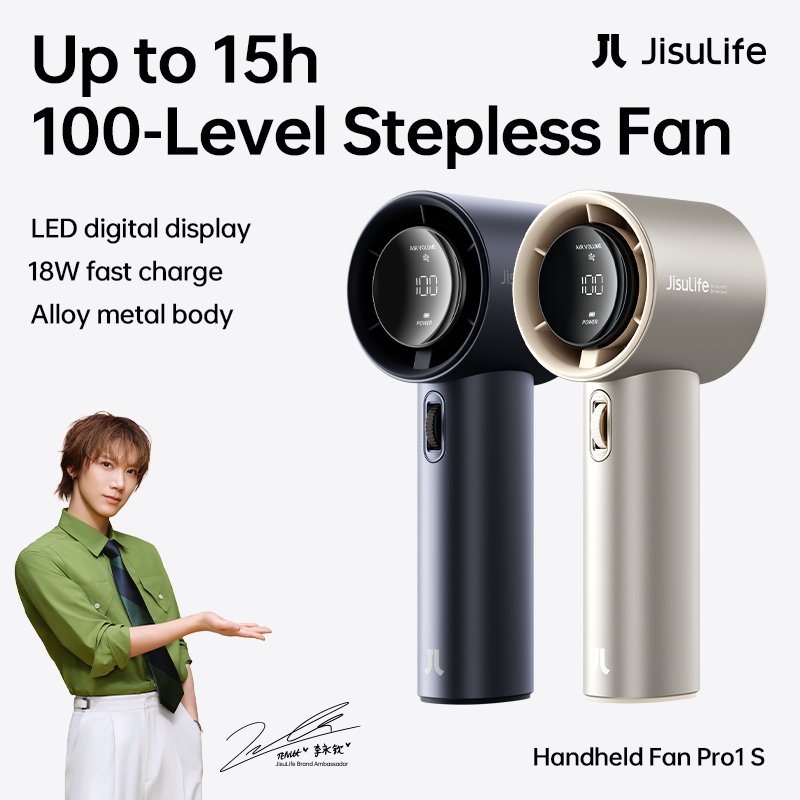 Jisulife Pro1/ Pro 1S Portable Hand Fan, P