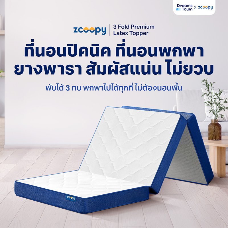 Zcoopy Latex Mattress, Picnic Mattress, Po