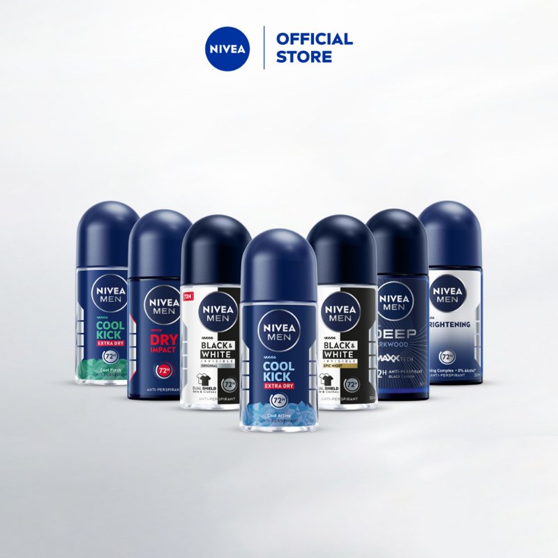 NIVEA Deo Men โรลออน 50 มล. แพ็ค 2