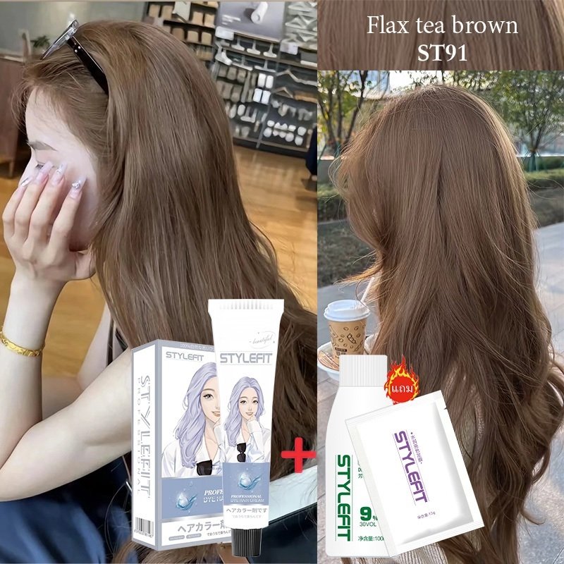 STYLEFIT ยาย้อมผม 100ml 22 สี ไม่ต้องกัดสีผม