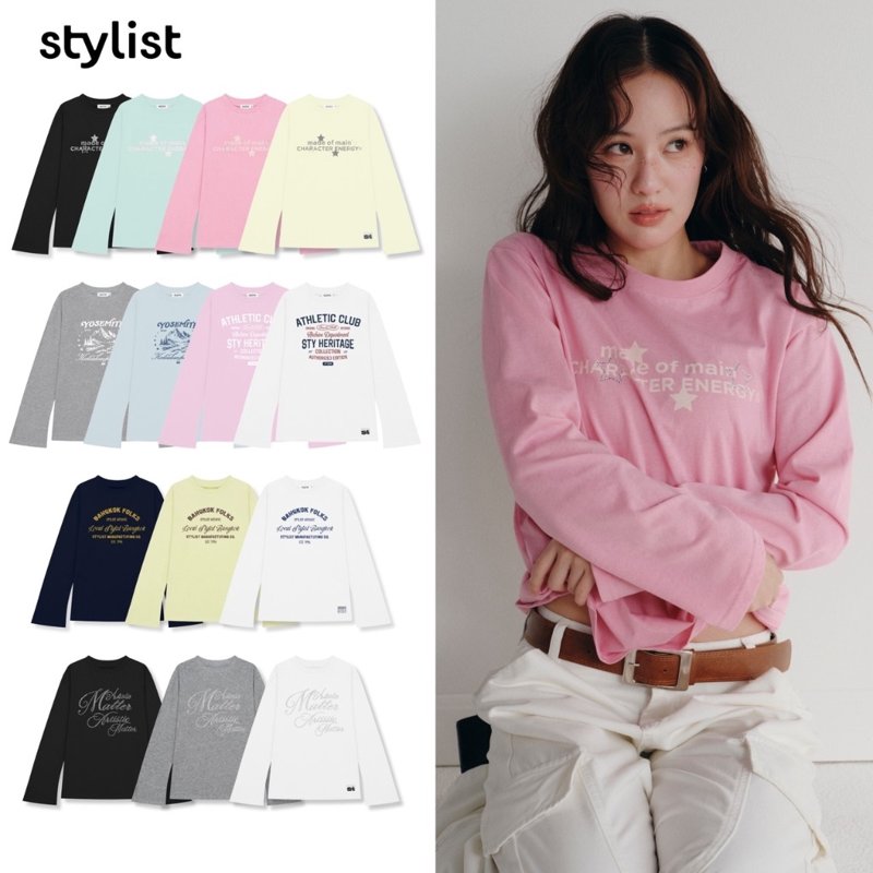 STYLIST Long Sleeve Tee-Tess-010 เสื้อแขนยาว