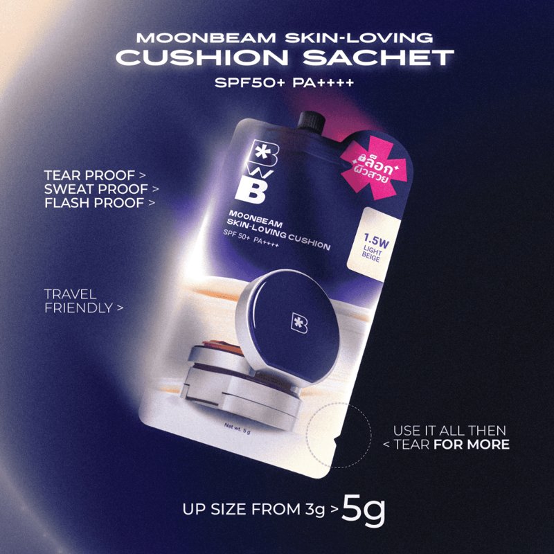 BWB Moonbeam Skin-Loving Cushion ขนาดพกพา 5g