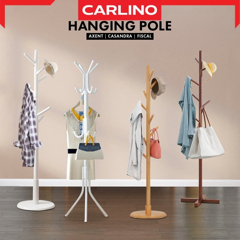 Carlino เสาแขวนผ้า ที่แขวนกระเป๋า ราวแขวนผ้าทรงต้นไม้