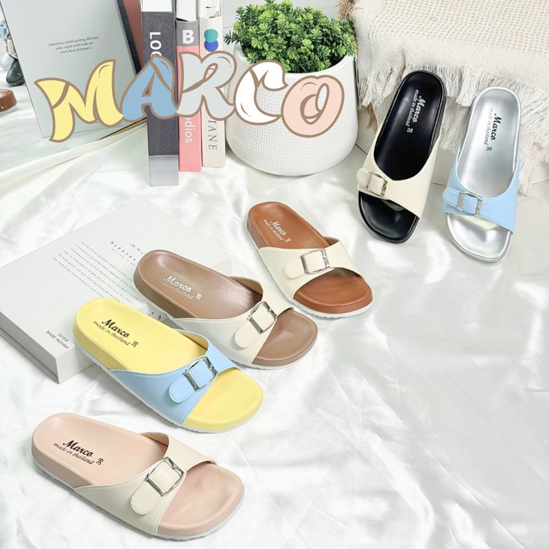 รองเท้าแตะ MARCO รุ่น G1005 คาดเข็มขัด