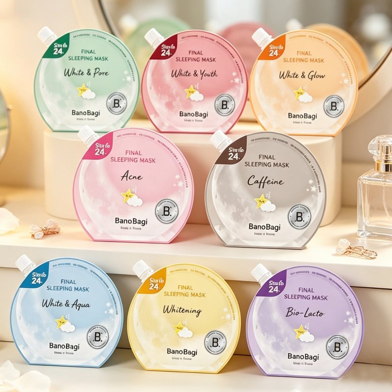 BANOBAGI Final Sleeping Mask Acne 23ml สลีปปิ้งมาสก์ 4 สูตร