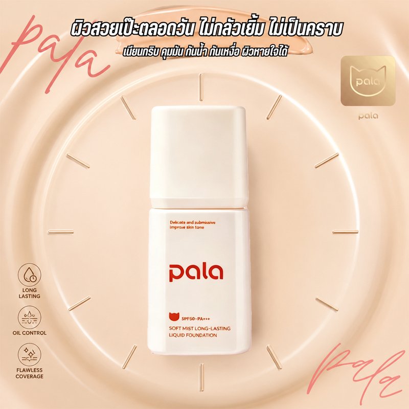 PALA รองพื้น SPF50+ Soft Mist